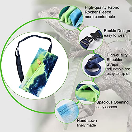 Small Animal Sling Carrier,Small Animal Bag for Bearded Dragons Lizards and Reptile with Adjustable Strap - Image 5