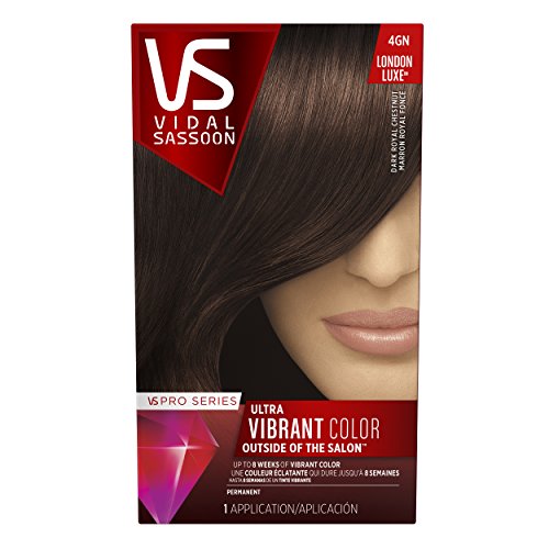 Vidal Sassoon Pro Series London Luxe Hair Color Kit, 4GN Dark Royal Chestnut