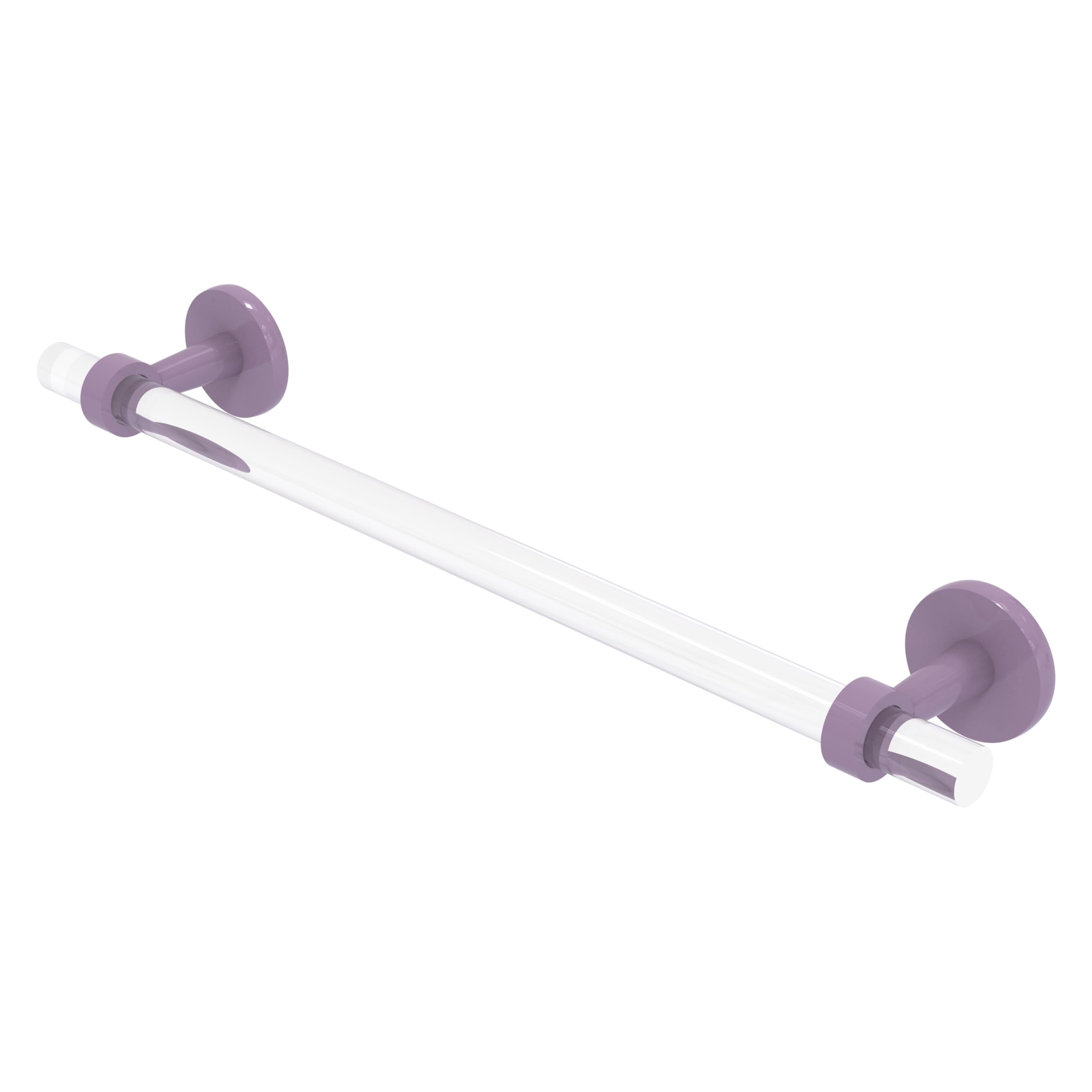 Allied Brass CV-41-18-LVN Clearview Collection 18 Inch Towel Bar, Lavender