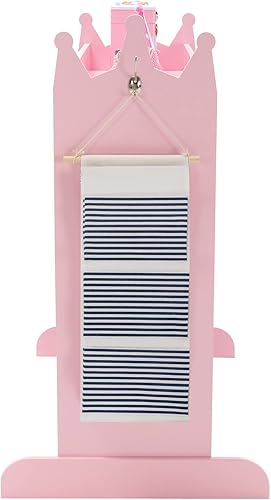 Miniatura 3 de Armario de almacenamiento para niños con espejo y cajones, armario de disfraces, armario de disfraces para niños, con bolsillo lateral, estante