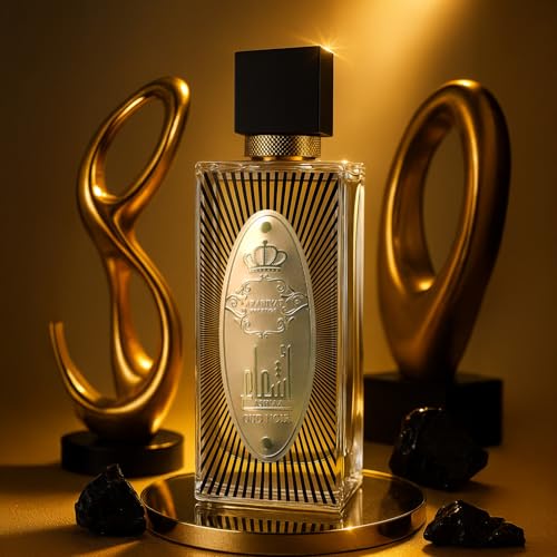 Image of Arabiyat Ash'aa Oud Noir EDP 110 ml - Unisex Fresh Woody Aromatic Fragrance with Oud & Lavender, Long‑Lasting Natural Spray Vaporisateur