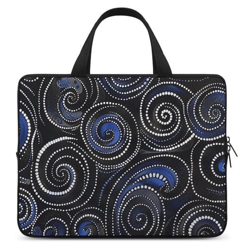 Sac à bandoulière pour ordinateur 15" motif tourbillon