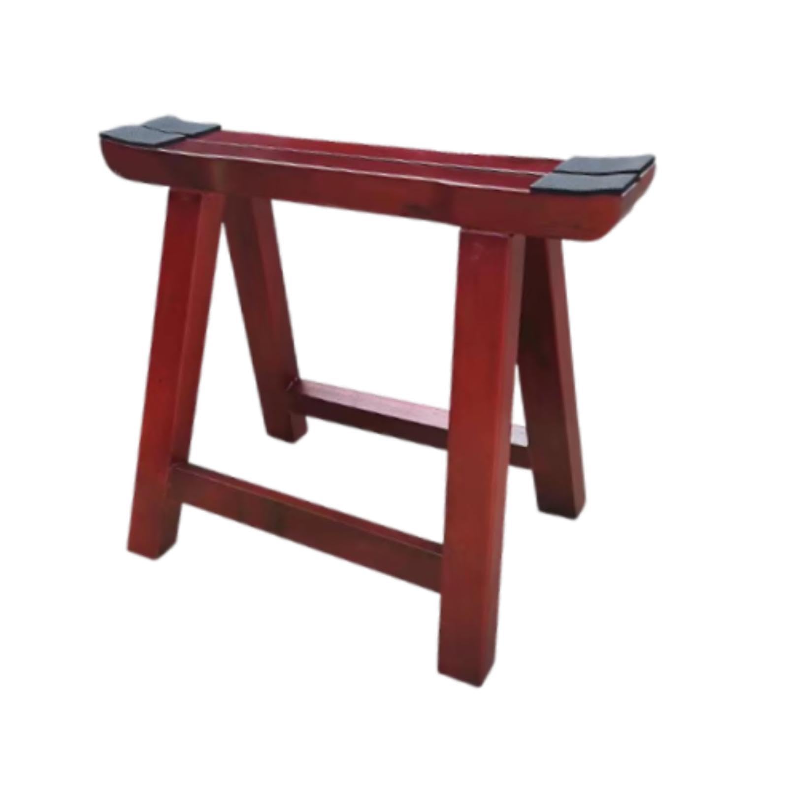 Oshhni Guzheng-Ständer aus Holz, ein Stil-Ausstellungsständer, Guzheng-Halter für die Bühne, Reisen, Rot