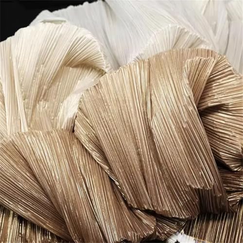 Tela plisada degradada para decoración de bodas, pintura, estilo, escenario, diseñador, material de costura, 7, enderezar, 150 cm