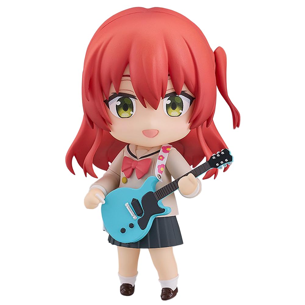 Jiumaocleu Bocchi the Rock Figure Kita Ikuyo Action Figure, 10cm Q Ver Anime Figure Model Cake Topper Decoration, Movable Figure Statue Handmade Collectible Gifts — image 1