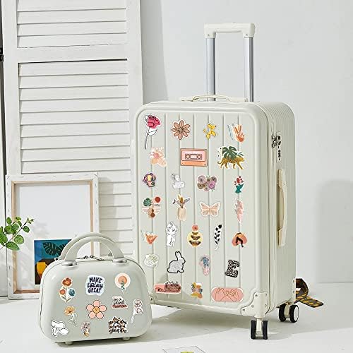 WayOuter Boho Stickers 100pcs Minimalist Abstract Line Art Decor Vinyl Waterproof Decals for Laptop Water Bottle Luggage Snowboard Bicycle Skateboard Decal
