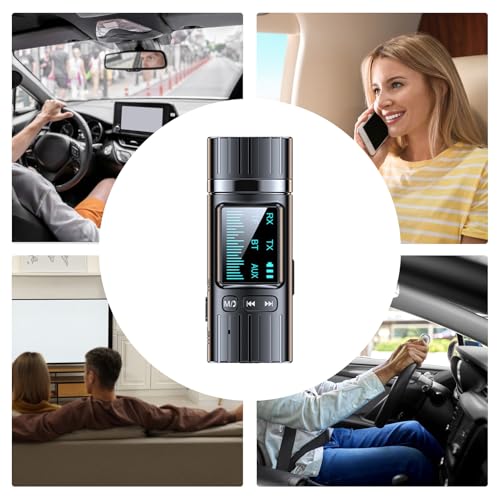 Emisor de Audio Inalámbrico - Sincronización Instantánea Pantalla, Transmisor-receptor Dongle, Componente Puerto Aux, Televisión Inteligente Ordenador Cine Auricular Amplificador Hi-Fi | Ro - imagen 6