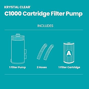 Amazon.com : INTEX C1000 Krystal Clear Cartridge Filter Pump
