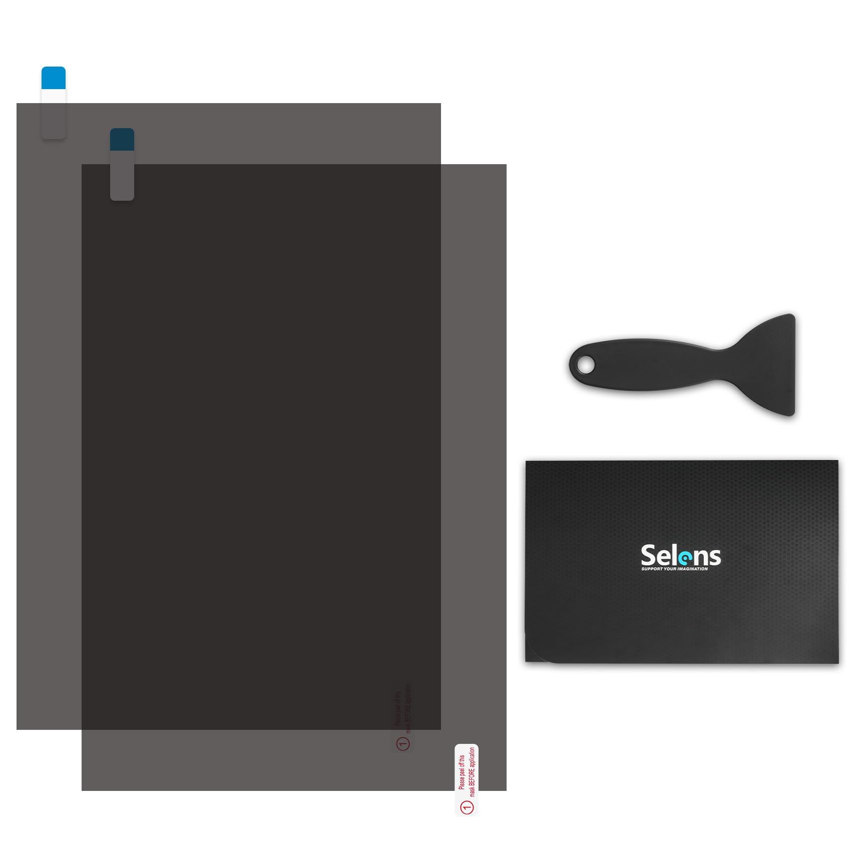 Selens 2PCS Linear Polarizing Film, High Transmission Cuttable A4 7.8x11.8 inches Polarizer Sheets - Ideal for LCD Monitor Screen Repair, Optical Analysis, Physics Education