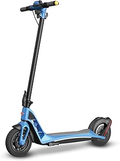 Bugatti - Electric Scooter - with LED Lights, Rear Brakes and Suspension, Turn Signal Support on Front & Back