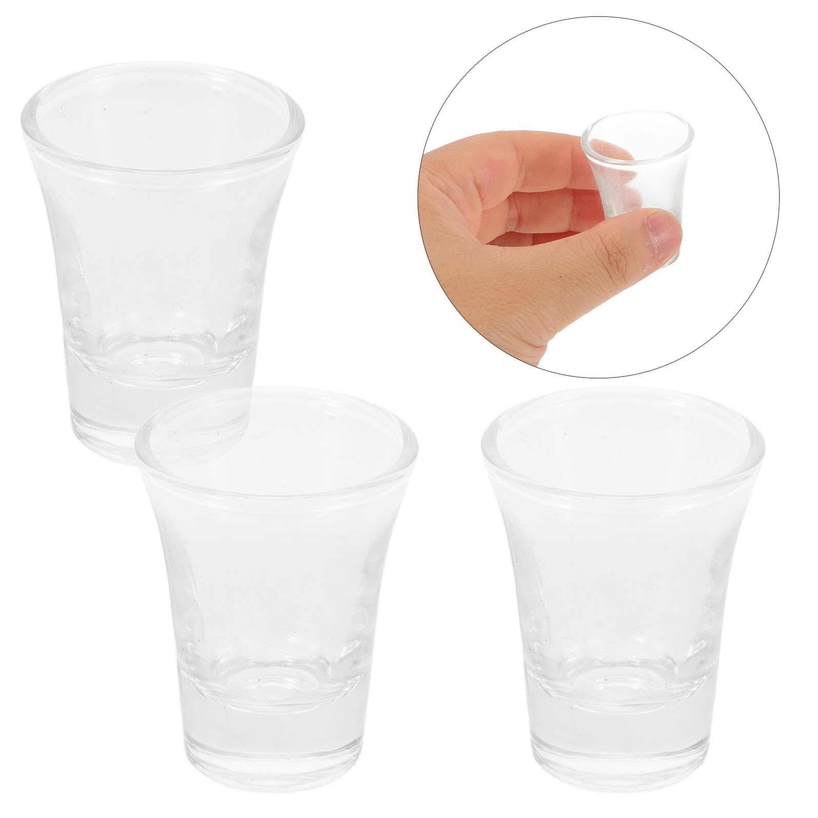 24 Petits Verres à Shot en Verre Transparent 15 Ml – Lot de 24 Coupes de Communion Religieuse Polyvalentes, pour Cérémonie, Dégustation Saké, Camping et Usage Maison