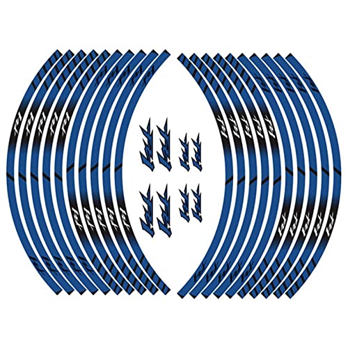 20 Stück Motorrad-Rad-Aufkleber, Wasserdicht, Reflektierend, Felgen-Reifen-Aufkleber, Schutzaufkleber Für Yamaha FZ1 Fz1 Fz 1