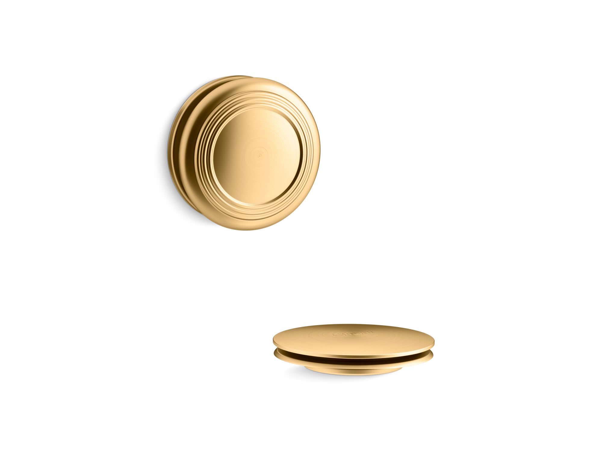 Kohler Pureflo bonde de baignoire en laiton brossé pour une salle de bain moderne chic