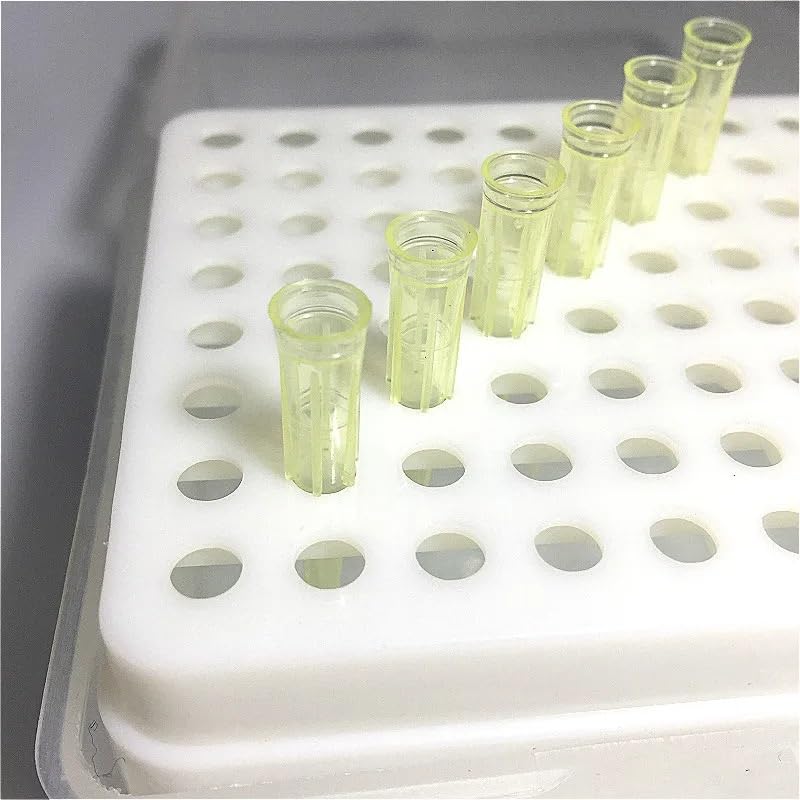 Laboratory Suction Head Box Plastic Box, for Suction Head 200 ul 96 Hole Chemical Biology Laboratory Suction Head Box for Suction Head 200 ul 1/PK(White Color)