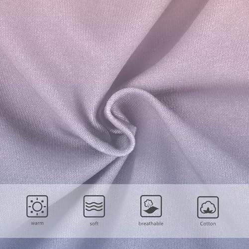 Joisal Blush Pink Lapis Lazuli Gradient Panties for Girl Toddlers Underwear Floral Cotton Cartoon Kids Briefs Undies 2t3