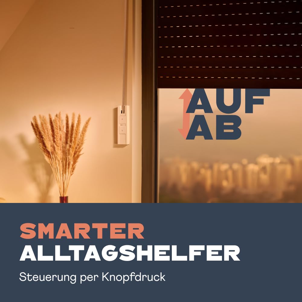 Home Pilot - Gurtwickler Pure smart, Rollladenantrieb kompatibel mit Gateway premium zur smarten App-Steuerung. Elektrischer Gurtwickler | Nachrüstung | Unterputz - 10122345