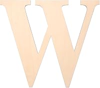 Vista 21 de Letra de madera de 12 pulgadas, letras de madera para decoración de pared, letras de madera en blanco sin terminar de 1/5 pulgadas para decoración