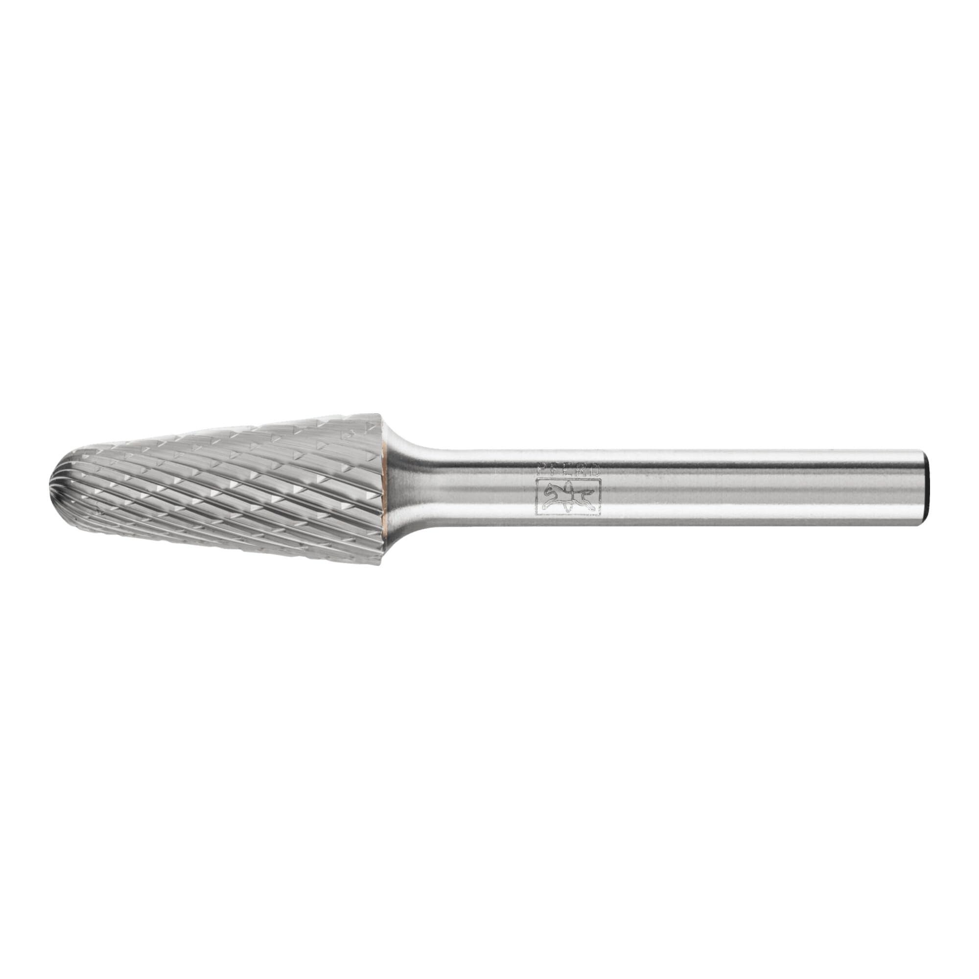 Pferd Fresa Metal Duro Cónica Redonda Kel (12 x 25 x 65 millimeters), Mango 6 millimeters, dentado: 3 Plus, para Aplicaciones Universales