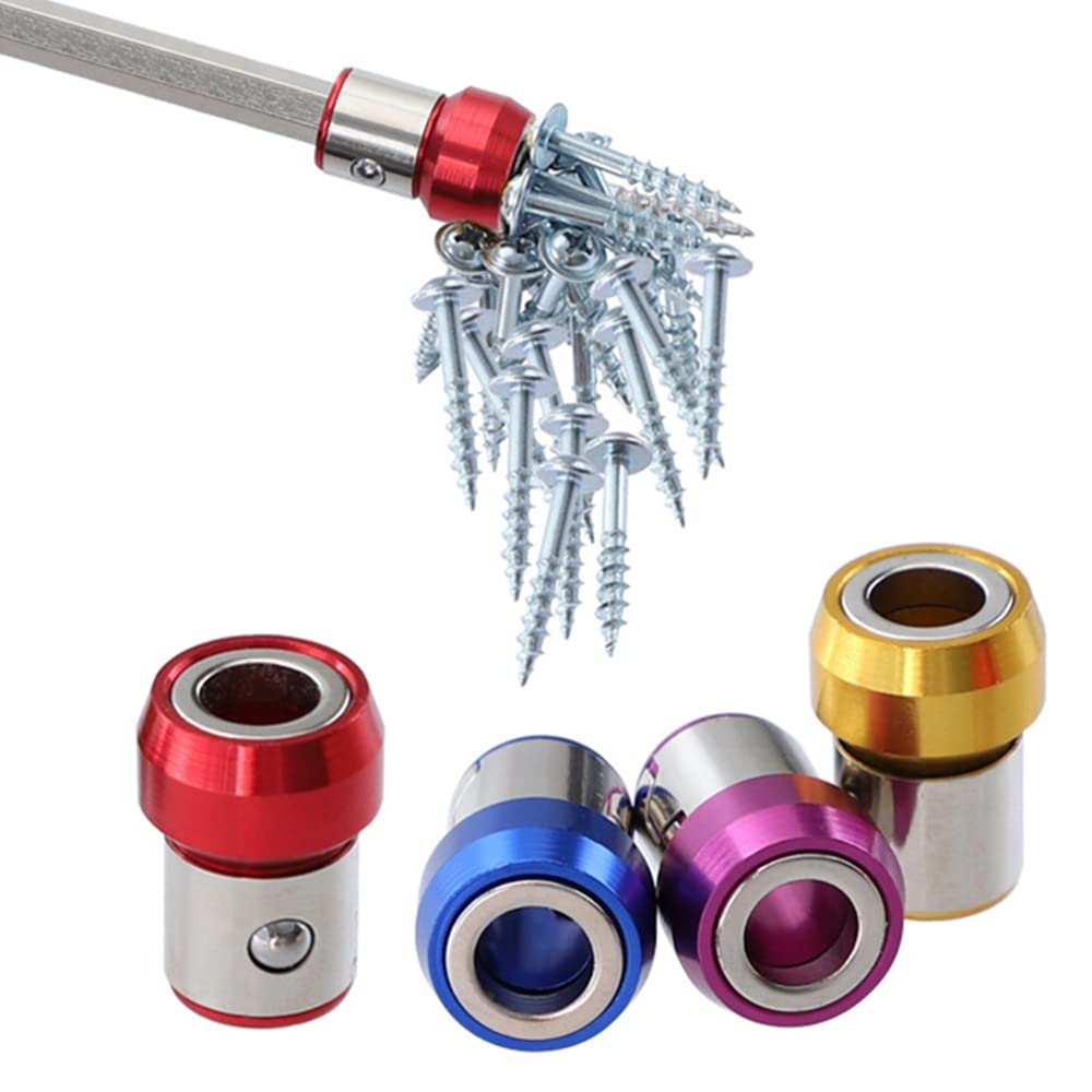 Magnetische Ring Legering Elektrische Magnetische Ring Schroevendraaier Bits Anti-Corrosie Sterke Kruis Magnetizer Handboor Magnetische Ring (4