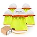 KwikSafety (Charlotte, NC) VADER (5 Pack) Hard Hat Sun Shade | High Visibility Mesh Contrasting Reflective Strip | Elastic Full Regular Brim Neck Protection | Construction Helmet Sun Shield Cooling