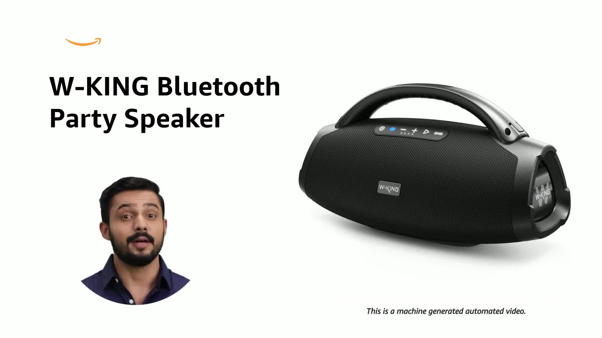 W-KING Loudest Boom Box X20, 330W Peak, 7.5