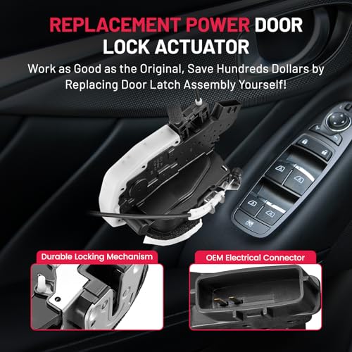 Image of SYERAL Rear Right Passenger Side Door Latch Lock Actuator Compatible with Nissan Versa 2013-2019 Replaces 82500-3BA1A 825003BA1A