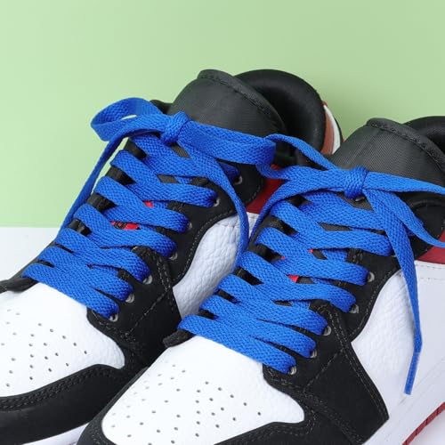 Image of Stepace [2 Pairs Flat Shoe Laces for Sneakers 30 inch-72 inch Length 26 Color Shoelaces