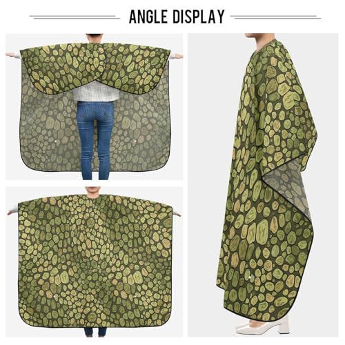 Capa de Barbería Impermeable para Hombre Kigai Green Pebble miniatura 5