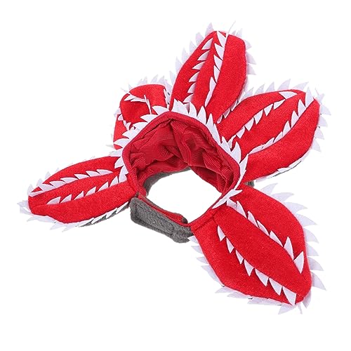 BESPORTBLE Sombrero Piraña para Mascotas Sombrero Perrito Decorativo Sombrero Vestir para Mascotas Sombrero Sombreros para Mascotas Cortinas Flores Cachorro