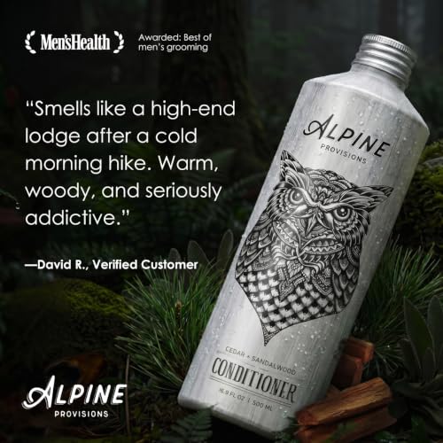 Image of Alpine Provisions Natural Organic Conditioner Men & Women, Cedar & Sandalwood
