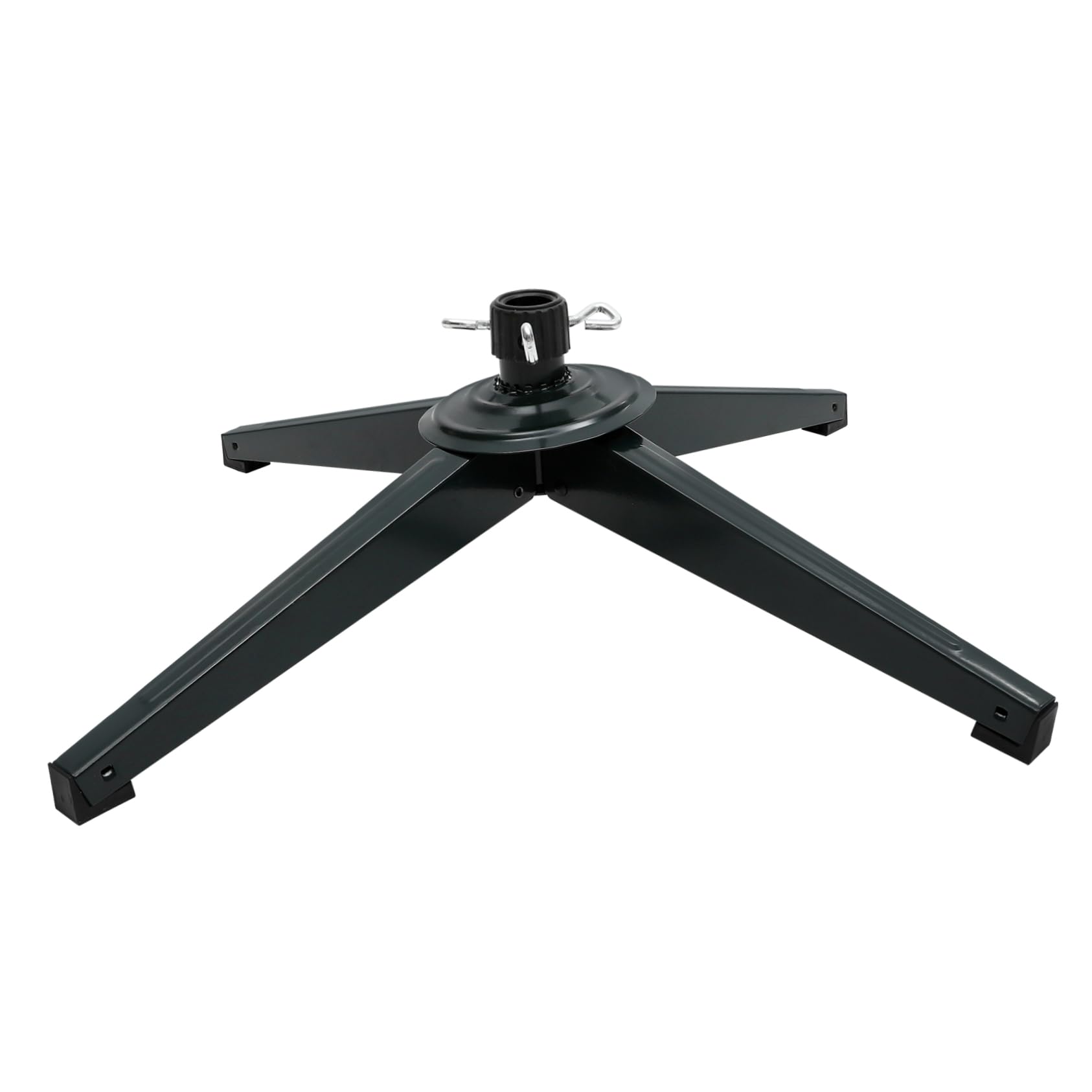 Zerodeko Soporte De Metal para Árbol De Navidad Base Estable De Hierro Placa De Bloqueo Soporte para Árboles De Resistente y para Decoraciones Navideñas