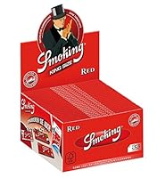 Smoking Red 1 Box King Size Papers 50 x 33 Blättchen Long Papers Original®