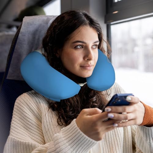 Almohada Viscoelástica Cervical U-Shaped para Viaje miniatura 5