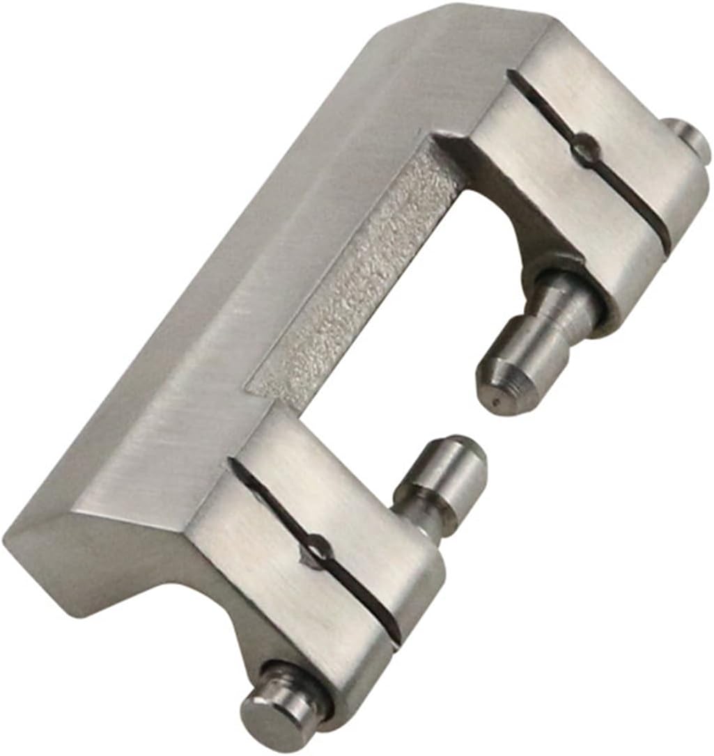 Stainless Steel Removable Hinge Industrial Heavy Mechanical Cabinet Door Hardware Accessories 1Pcs(Pipe Type)