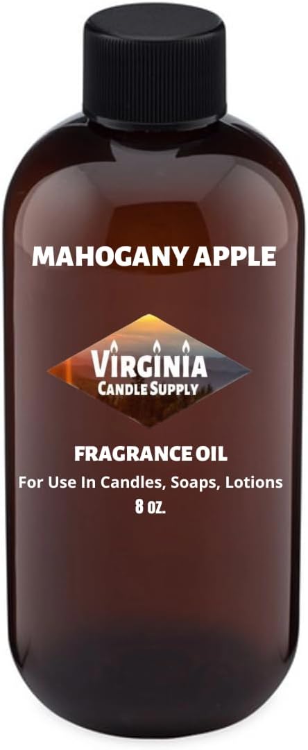Mahogany Apple Fragrance Oil (Our Version of The Brand Name) (8 oz Bottle) for Candle Making, Soap Making, Tart Making, Room Sprays, Lotions, Car Fresheners, Laundry Detergent,Fabric Softener