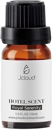 JCLOUD Royal Serenity - Aceite esencial inspirado en Ritz-Carlton Hotel Colección de hotel - Aceite difusor de aromaterapia puro con limón, jazmín