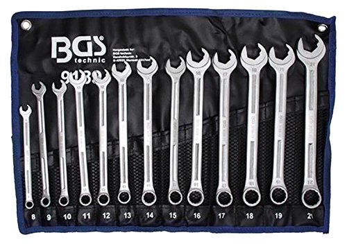 Preisvergleich Produktbild BGS 9189 Maul-Ringschlüssel-Satz, 8-21 mm