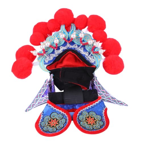 Disfraz para perro grande Kisangel color rojo talla L