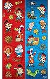 Amscan 152288 Disney Jake and the Neverland Pirates Sticker Pack of 8