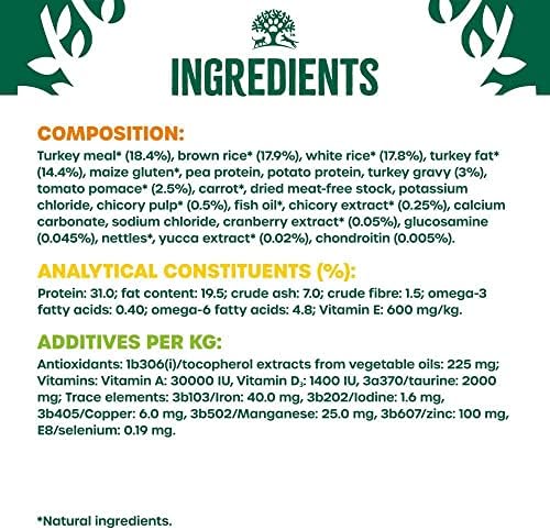 James Wellbeloved Complete Hypoallergenic Senior Dry Cat Food Made With 100% Natural Ingredients and One Source of Animal Protein (Turkey), 4 kg