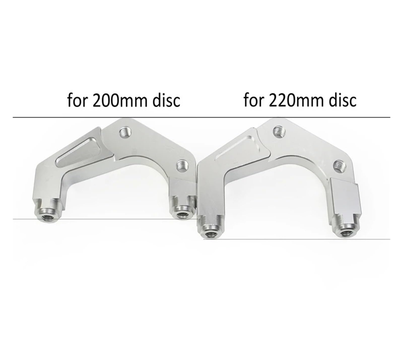 Adattatore da 82 mm for pinza freno, supporto for pinza radiale for moto, for scooter Rsz Jog Force Rpm Adelin Adl01(Black 220mm bolts)