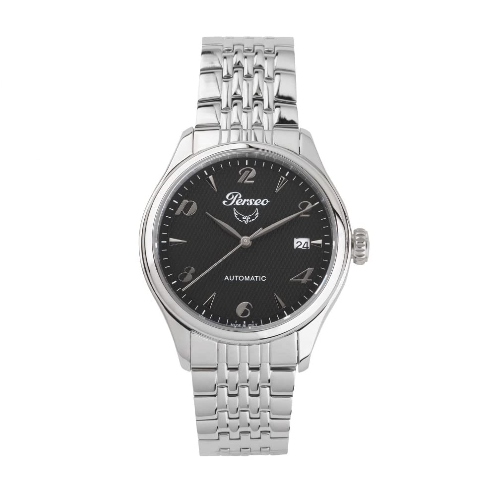 Perseo Orologio uomo Ruota Alata automatico in acciaio 39 mm