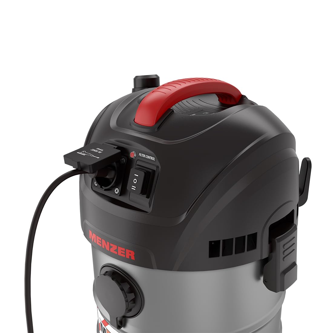 MENZER Aspiratore di Sicurrezza (Aspiratore a Umido/a Secco) VCM 330, Classe di Polvere M, 30 Litri, Attrezzatura Antistatica Completa