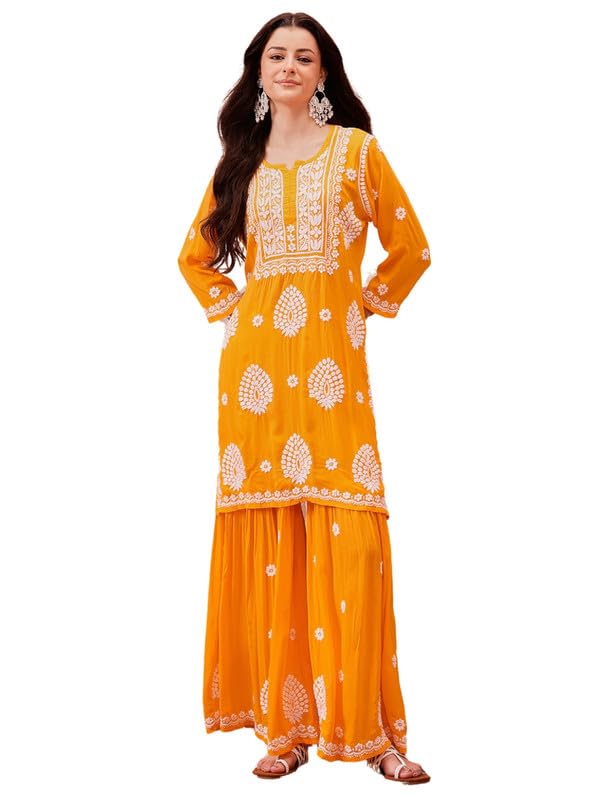 5168tDcUnnL Ada Hand Embroidered Kurta...