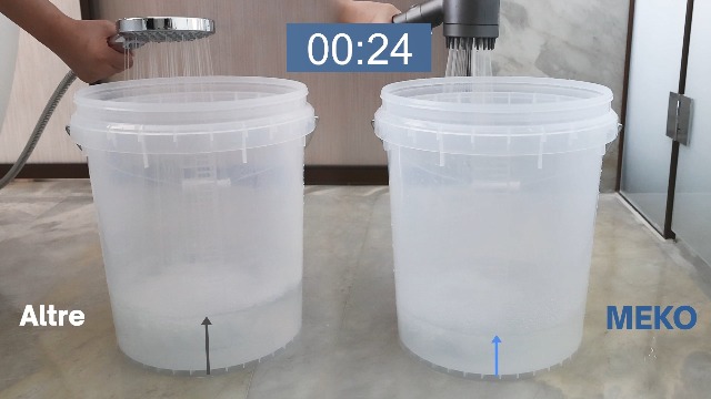 Soffione Doccia Con Filtro MEKO Per Acqua Dura - 3 Modalità, Filtrazione A 15 Strati Anti-Cloro E Metalli Pesanti, Con Tubo Da 1,5m E Spazzola Massaggiante In Silicone