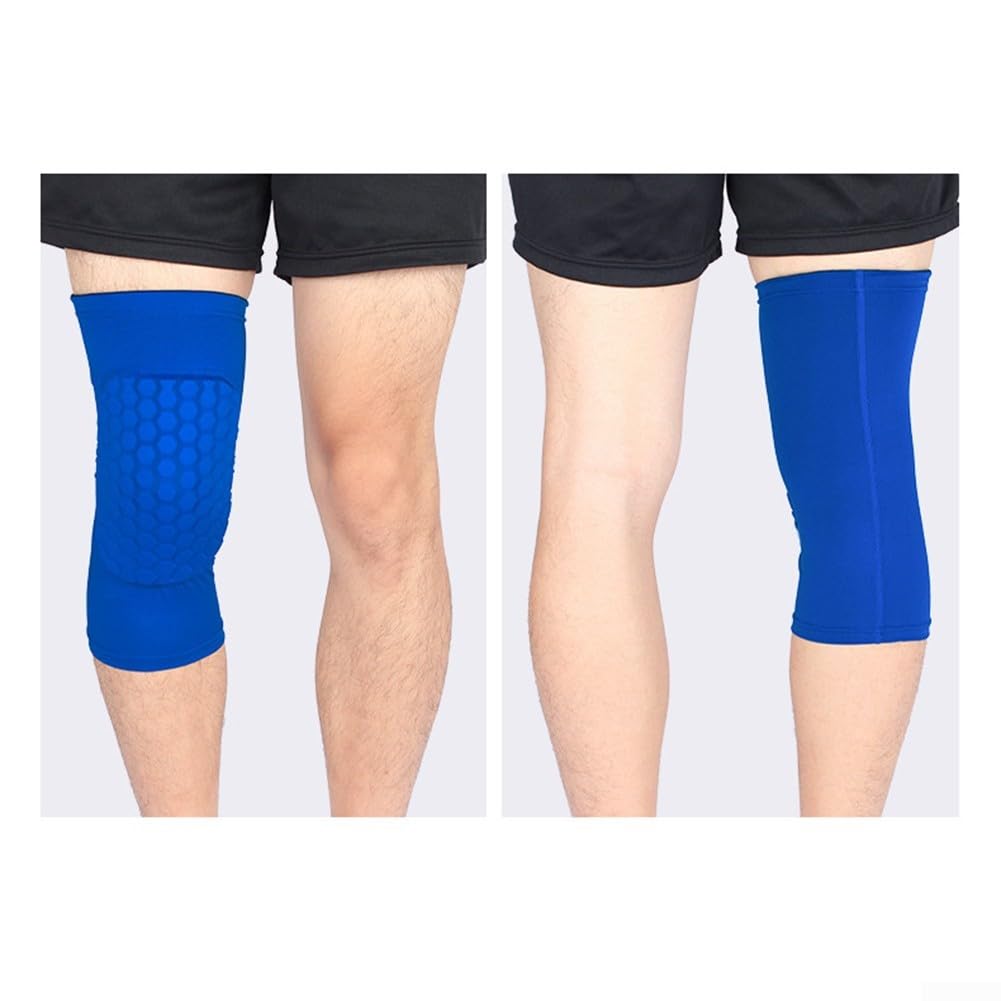 1 rodillera de baloncesto para fitness, transpirable, anticolisión, tiras antideslizantes de silicona (M negro)
