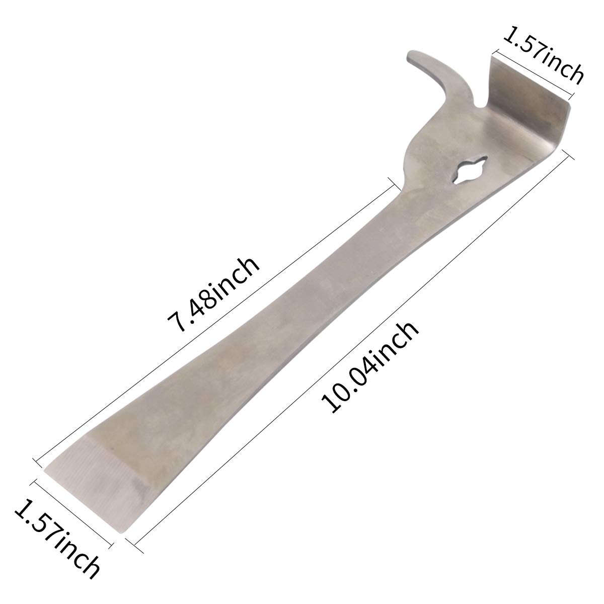 2 raschietti per Alveare in Acciaio Inox lucidato, Strumenti per Apicoltura con Gancio a J, Coltello per Apicoltura per Apicoltura