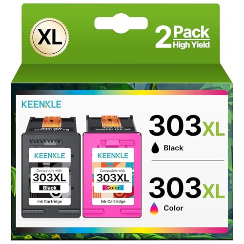 303 XL Druckerpatronen Ersatz für HP 303 Druckerpatronen Multipack HP 303XL für HP Envy Photo 6230 Patronen 7830 6232 6220 7134 6234 Tango 100 Tango X Tintenpatronen (Schwarz + Tricolor)