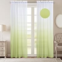 GYROHOME Bolsillo Para Barra Superior Decrativo Transparente Para Uso Familiar En Dormitorio, Sala De Estar Se Vende Como 2 Paneles, Naranja Rojo, 132 X 213 Cm
