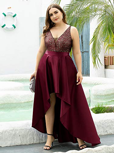Robe de soirée à paillettes grande taille pour sublimer les courbes - 3